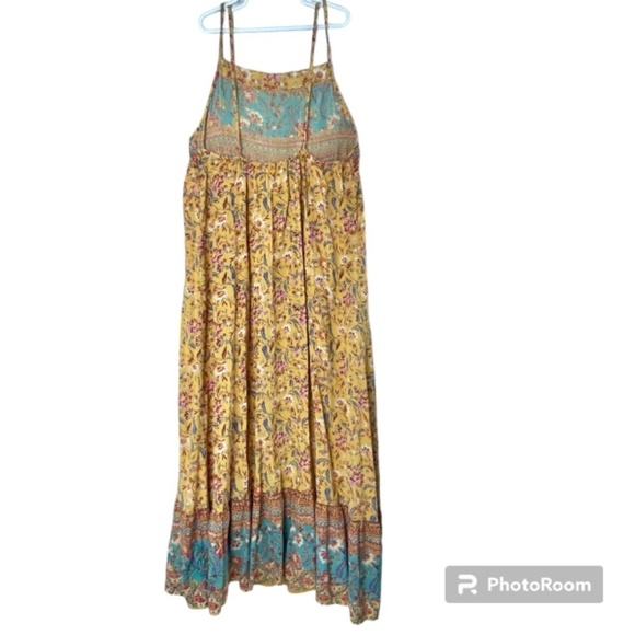 🌞URBAN OUTFITTERS Border Print Low Back Size S - Picture 3 of 5